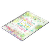 Künstlerisches Sprichwort-31:25 Notizblock (Linke Seite)