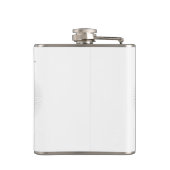 Künstlerisches Stammesdesign Flachmann (Rückseite)