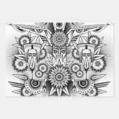 Künstlerisches Stammesdesign Geschenkpapier Set (Vorderseite)