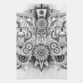 Künstlerisches Stammesdesign Geschirrtuch (Vertikal)