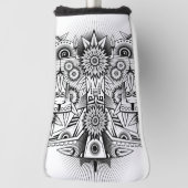 Künstlerisches Stammesdesign Golf Headcover (Rotieren 90)