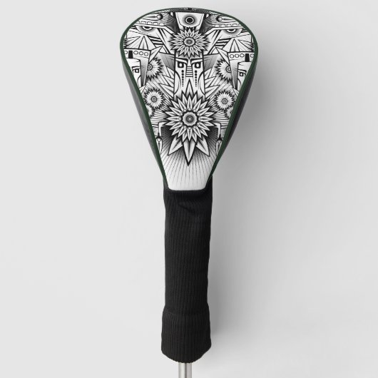 Künstlerisches Stammesdesign Golf Headcover (Vorderseite)