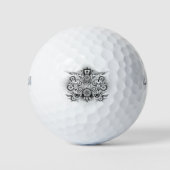 Künstlerisches Stammesdesign Golfball (Vorderseite)