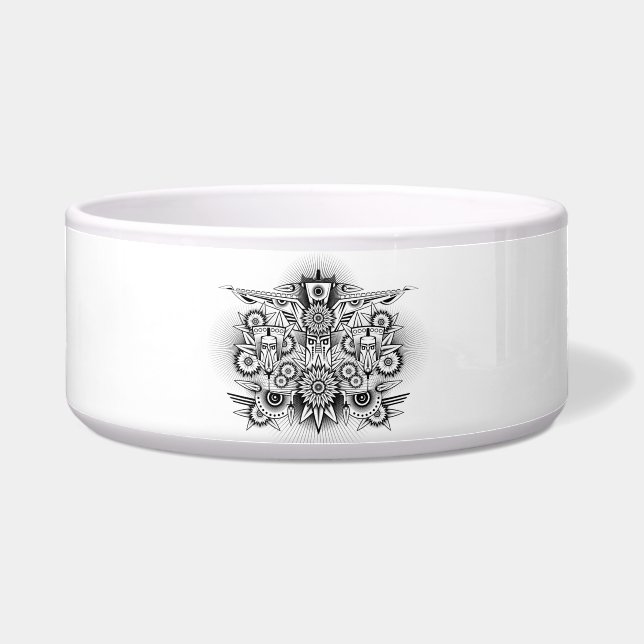 Künstlerisches Stammesdesign Napf (Vorderseite)