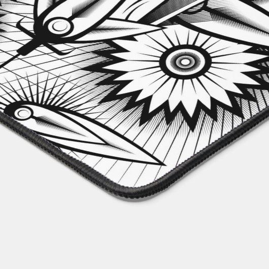 Künstlerisches Stammesdesign Schreibtischunterlage (Ecke)