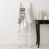 Künstlerisches Stammesdesign Sherpadecke (Beispiel)