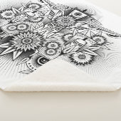 Künstlerisches Stammesdesign Sherpadecke (3/4)