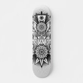 Künstlerisches Stammesdesign Skateboard (Vorne)