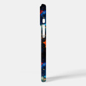 Künstlerisches Sternmuster Case-Mate iPhone Hülle (Rückseite / Links)