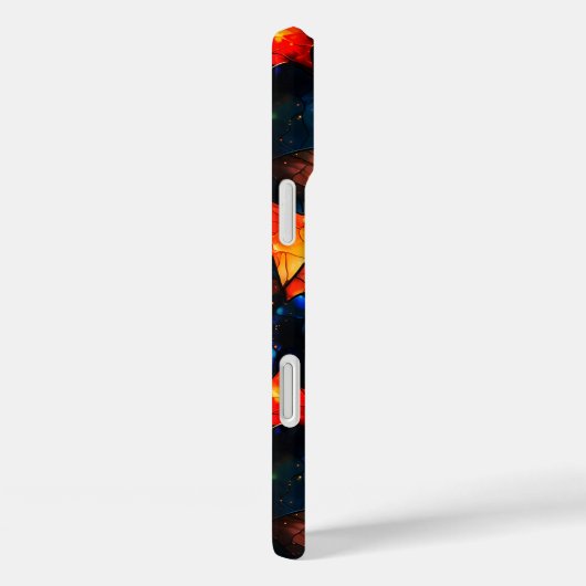 Künstlerisches Sternmuster Case-Mate iPhone Hülle (Rückseite / Rechts)