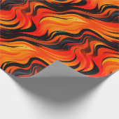 Künstlerisches Streifendesign Geschenkpapier (Ecke)