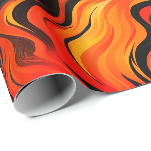 Künstlerisches Streifendesign Geschenkpapier (Rolleneckpunkt)