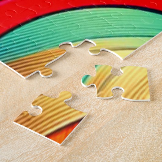 Künstlerisches Streifendesign Puzzle (Seite)