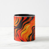 Künstlerisches Streifendesign Tasse (Zentrum)