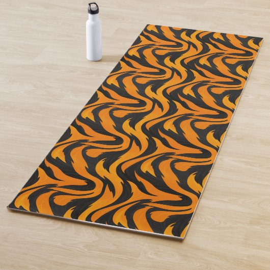 Künstlerisches Streifendesign Yogamatte (Beispiel)