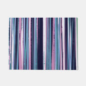 Künstlerisches Streifenmuster Fußmatte (Vorderseite)