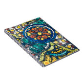 Künstlerisches Südwesttöpferdchen, farbenfroh einz Notizblock (Rechte Seite)