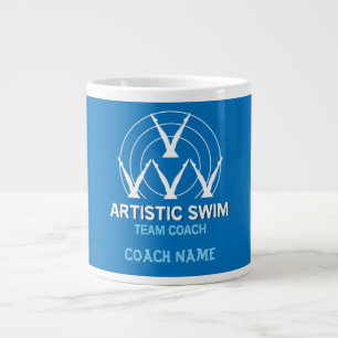 künstlerisches Synchronschwimmen Jumbo-Tasse