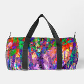 Künstlerisches Tanzfarben-Gemälde Duffle Bag (Rückseite)
