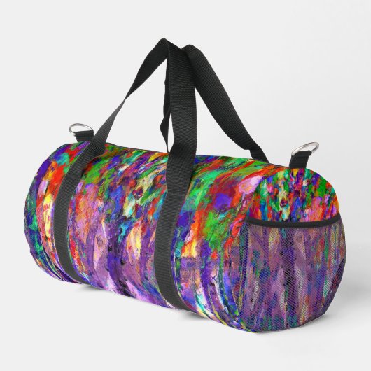 Künstlerisches Tanzfarben-Gemälde Duffle Bag (Rechte Ecke)