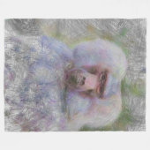 künstlerisches Tier Fleecedecke (Vorderseite (Horizontal))