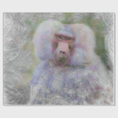 künstlerisches Tier Geschenkpapier (Flach)