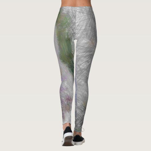 künstlerisches Tier Leggings (Rückseite)