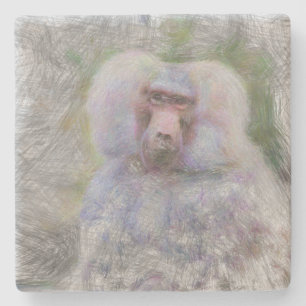 künstlerisches Tier Steinuntersetzer