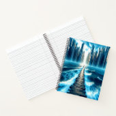 Künstlerisches Trassenschlaufwerk Notizblock (Innenseite)