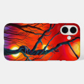 Künstlerisches Tree Phone Case (Rückseite (Horizontal))