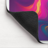 Künstlerisches und farbenfrohe Schreibtischzubehör Mousepad (Ecke)