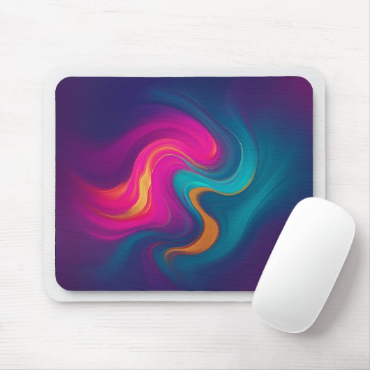 Künstlerisches und farbenfrohe Schreibtischzubehör Mousepad (Mit Mouse)