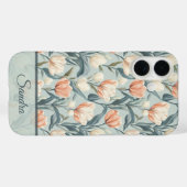 Künstlerisches Valentinsgeschenk Tulpenname Case-Mate iPhone Hülle (Rückseite (Horizontal))