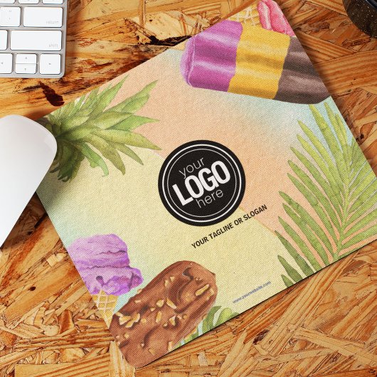 Künstlerisches Wasserfarbeis-Thema Mousepad