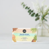 Künstlerisches Wasserfarbeis-Thema Visitenkarte (Stehend Vorderseite)