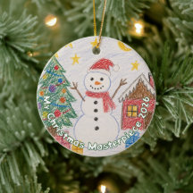 Künstlerisches Weihnachtserinnerungsstück für Kind