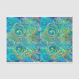 Künstlerisches Wirbles Gemustertes Gewebe. Seidenpapier