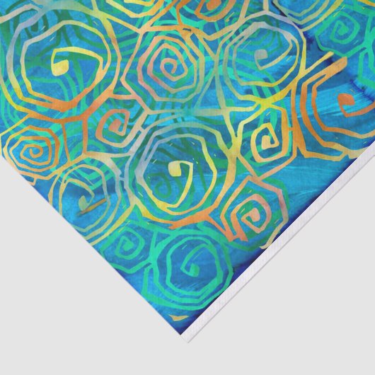 Künstlerisches Wirbles Gemustertes Gewebe. Seidenpapier (Ausschnitt)