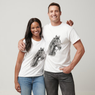 Künstlerisches Wolf-Grafik T-Shirt - Coole Tierwel