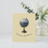 Künstlerisches Zitat "Paiting a New World" Collage (Stehend Vorderseite)