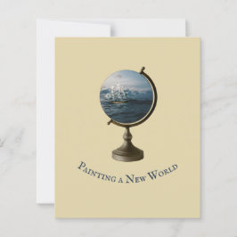 Künstlerisches Zitat "Paiting a New World" Collage