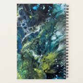 Künstlerkalender. Abstraktes Muster. Anetka. Planer (Rückseite)