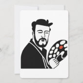 Künstlerkarte (Vorderseite)