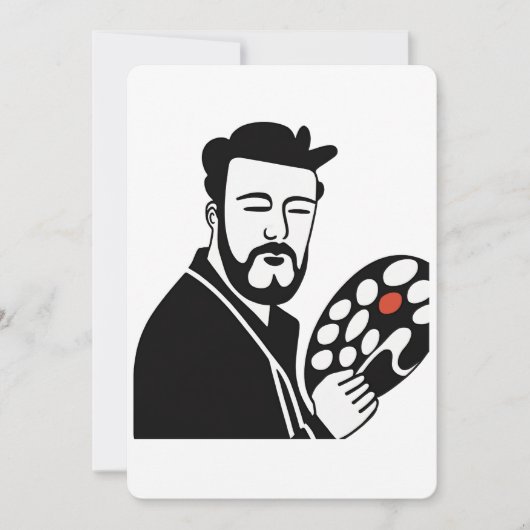 Künstlerkarte (Vorderseite)