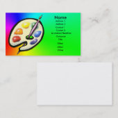 Künstlerkarte Visitenkarte (Vorne/Hinten)