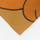 Künstlerkatze Fleecedecke (Ecke)