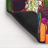 Künstlerkatze Mousepad (Ecke)