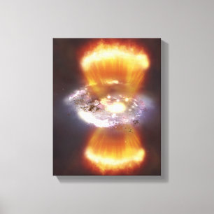 Künstlerkonzept einer Galaxie Leinwanddruck