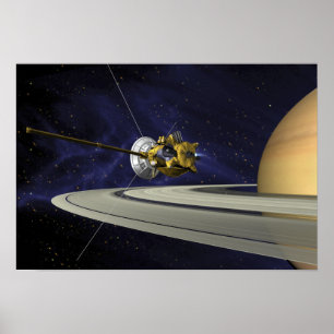 Künstlerkonzept von Cassini Poster