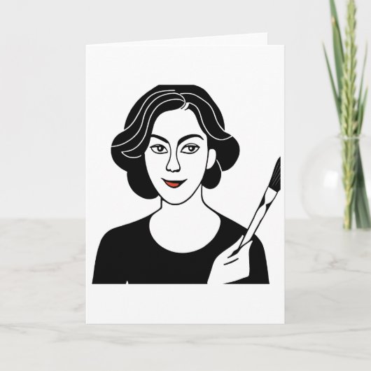 Künstlerkunstkarte Feiertagskarte (Vorderseite)